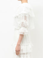 merry jenny｜Floral Sheer Bolero
