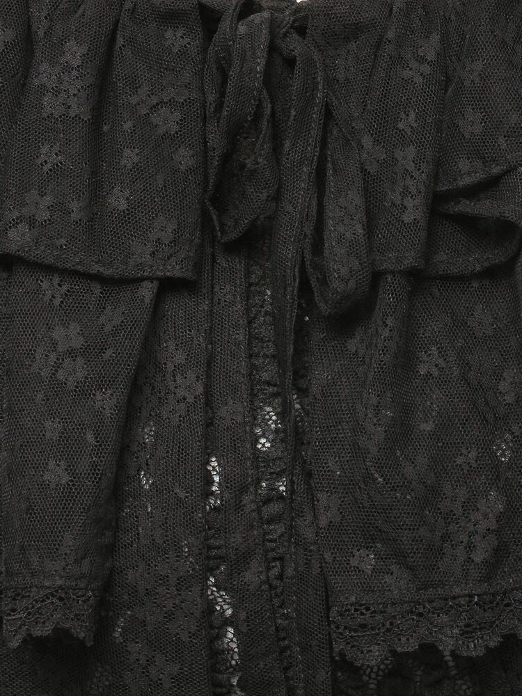 merry jenny｜Floral Sheer Bolero