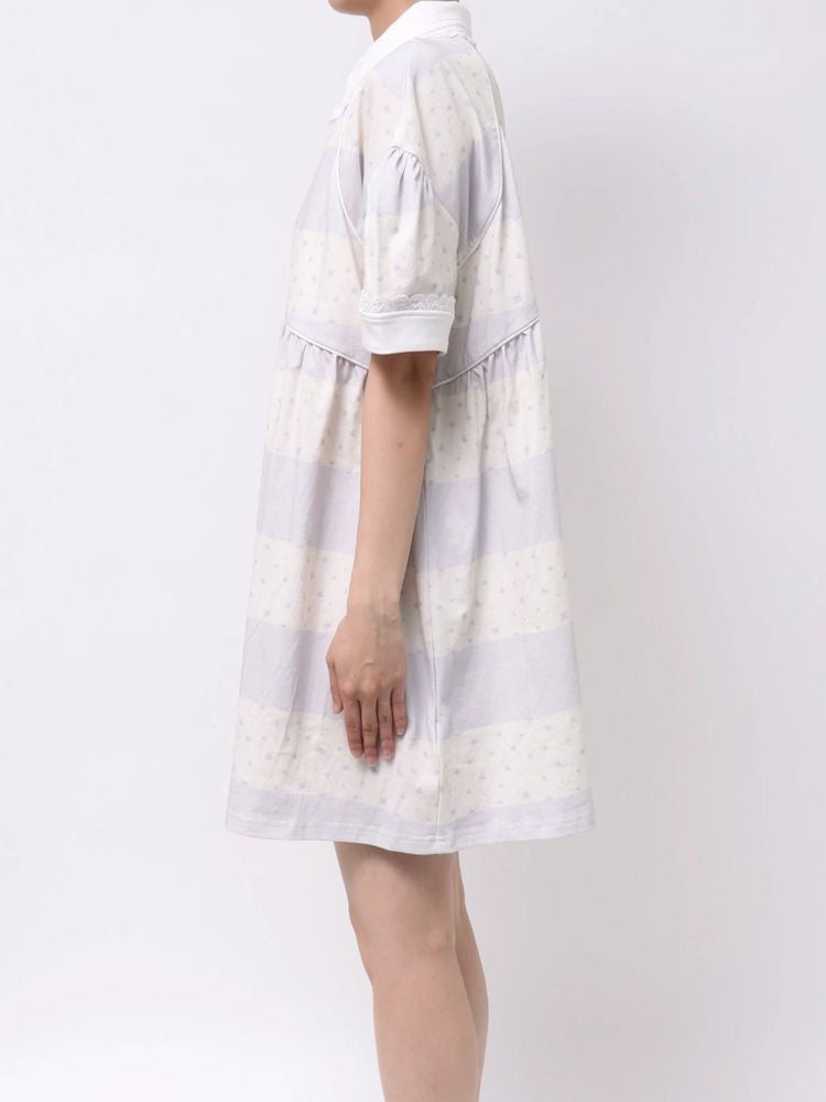 merry jenny｜Flower Lager Mini Dress