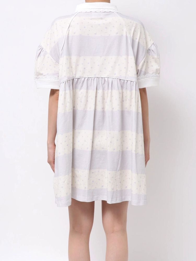 merry jenny｜Flower Lager Mini Dress