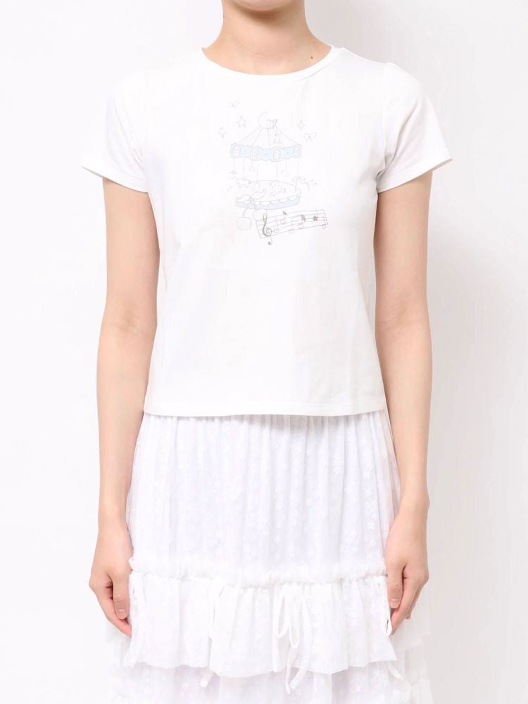merry jenny｜The merry-go-round Tee from that day