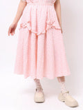 merry jenny｜Gingham Decorative Ribbon Skirt
