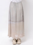 merry jenny｜pale morning frill mesh skirt