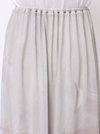 merry jenny｜pale morning frill mesh skirt