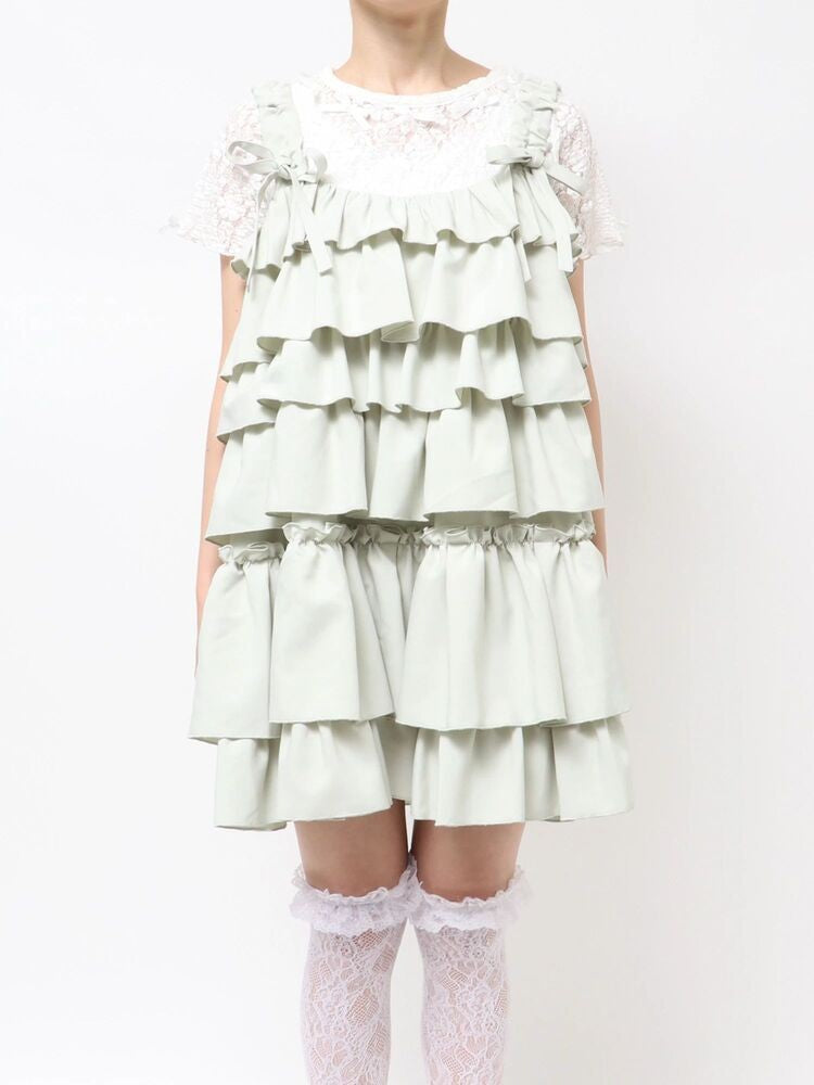 merry jenny｜Whipped cream mini dress