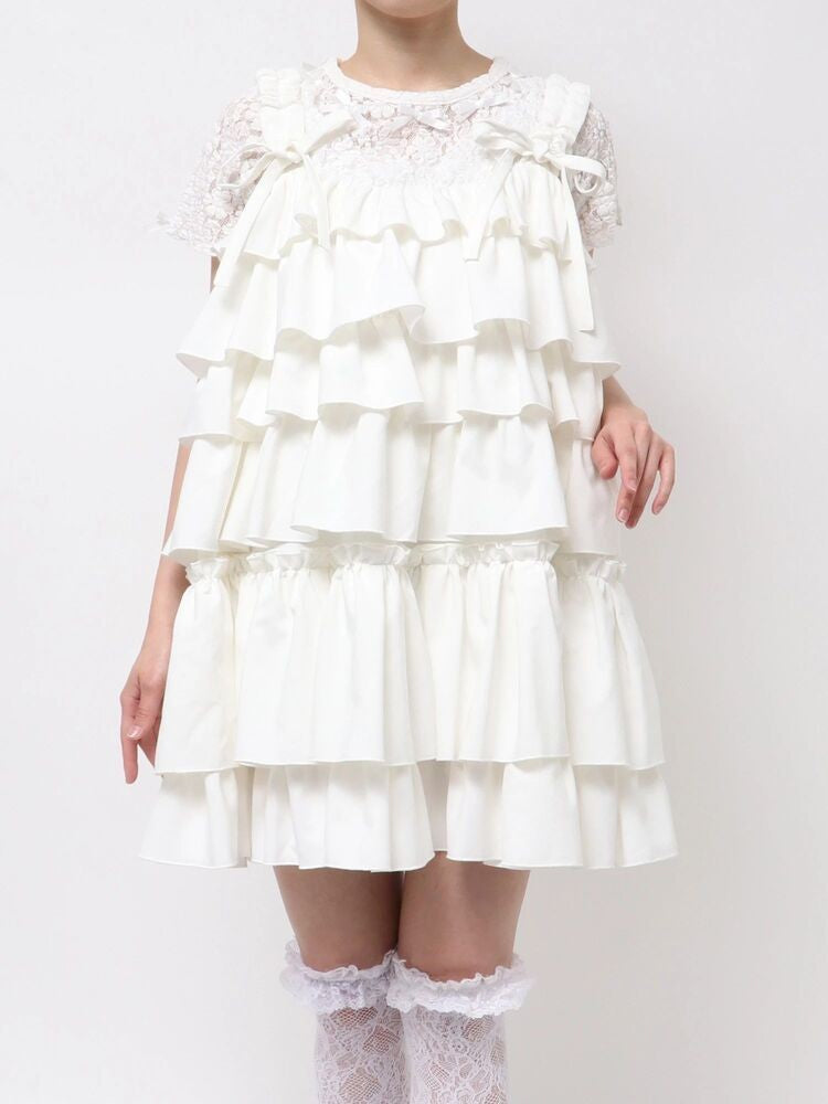merry jenny｜Whipped cream mini dress