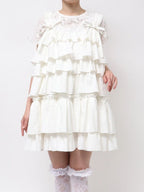 merry jenny｜Whipped cream mini dress