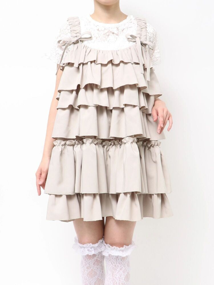 merry jenny｜Whipped cream mini dress