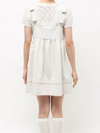 merry jenny｜Cushion Flower Mini Dress