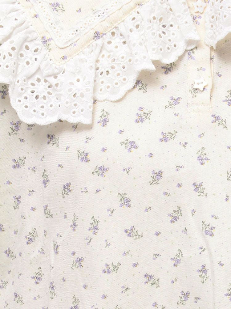 merry jenny｜Frill Marine Collar Blouse