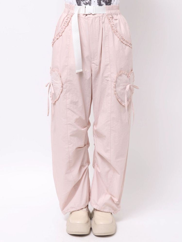 merry jenny｜Frill military cargo pants