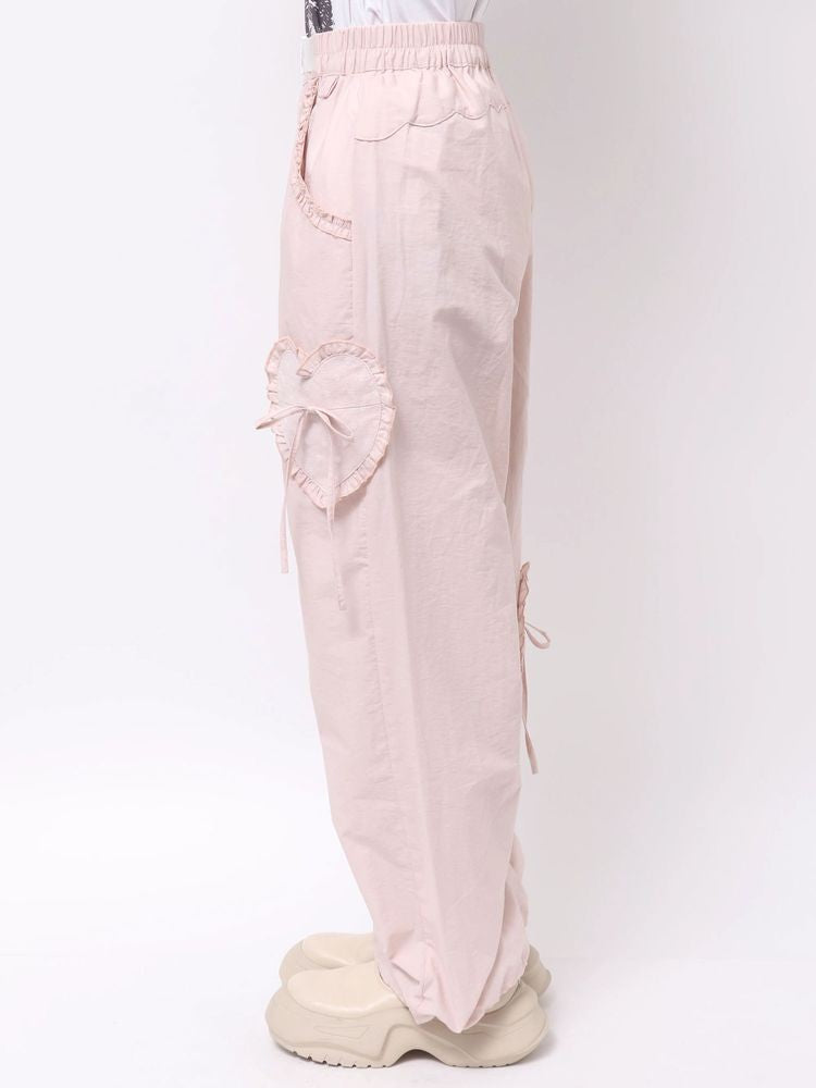 merry jenny｜Frill military cargo pants