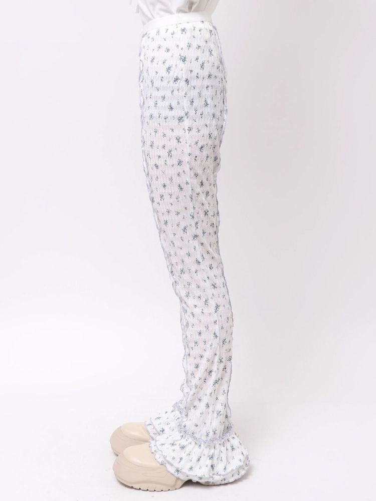merry jenny｜Stretch tiered frill pants