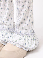 merry jenny｜Stretch tiered frill pants