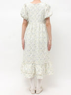 merry jenny｜Jacquard tiered dress