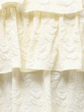merry jenny｜Jacquard tiered dress