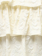 merry jenny｜Jacquard tiered dress