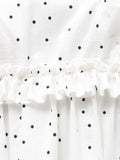 merry jenny｜Scalloped Pin-Dot Check Dress