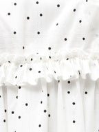 merry jenny｜Scalloped Pin-Dot Check Dress