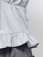 merry jenny｜Ruffled-Collar Puff-Sleeve Blouse