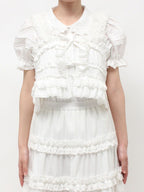 merry jenny｜Decorative frill bustier