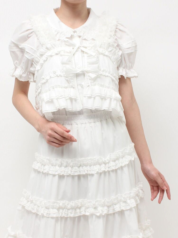 merry jenny｜Decorative frill bustier
