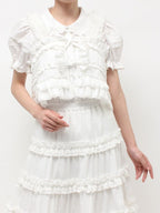 merry jenny｜Decorative frill bustier