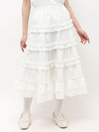 merry jenny｜Frilled skirt