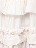 merry jenny｜Soft Ruffle Mini Dress
