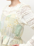 merry jenny｜Flower Garden Asymmetrical Tops