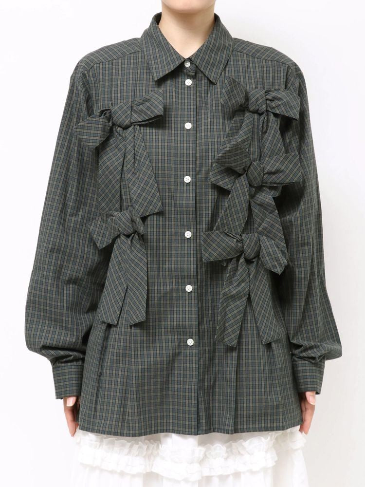 merry jenny｜Bonbon Ribbon shirt