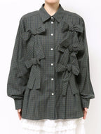 merry jenny｜Bonbon Ribbon shirt