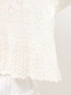 merry jenny｜Open-knit cardigan