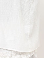 merry jenny｜Sheer Ruffle Blouse