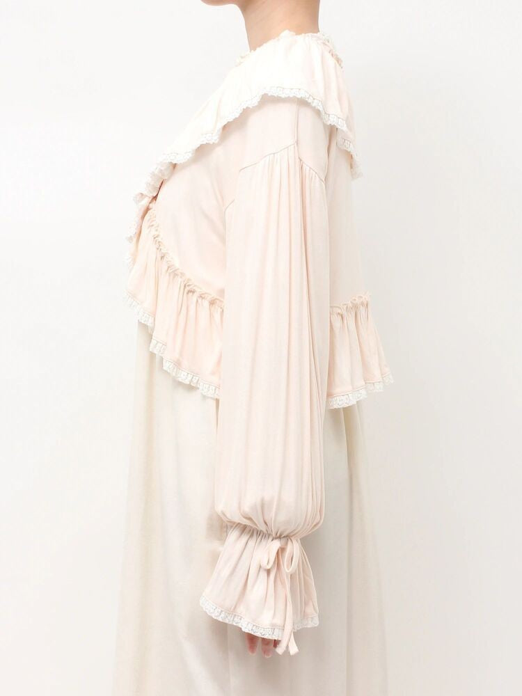 merry jenny｜Tiered Knit Cardigan