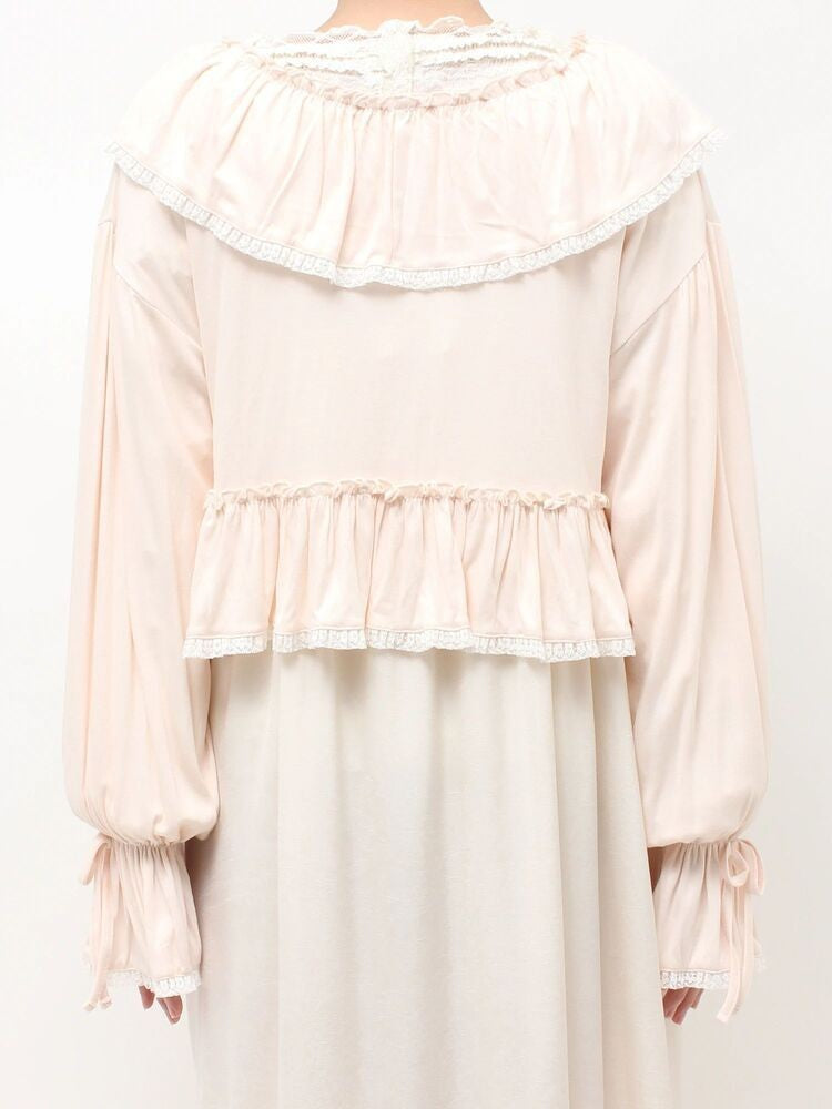 merry jenny｜Tiered Knit Cardigan