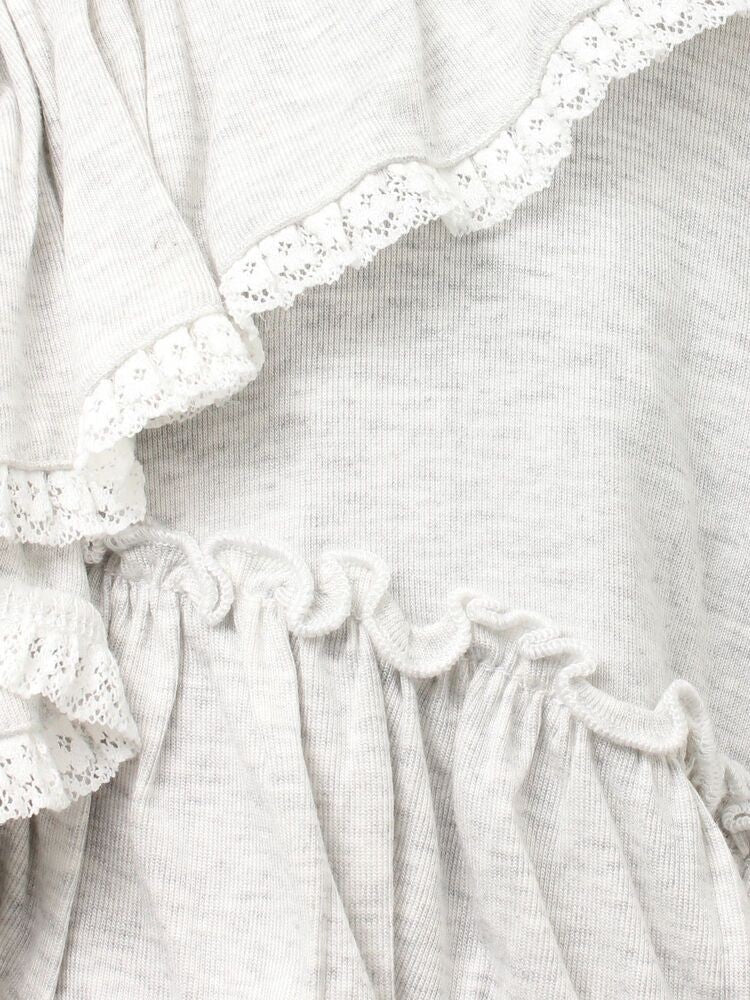 merry jenny｜Tiered Knit Cardigan