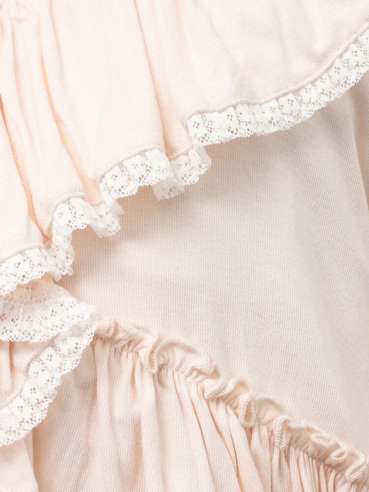 merry jenny｜Tiered Knit Cardigan