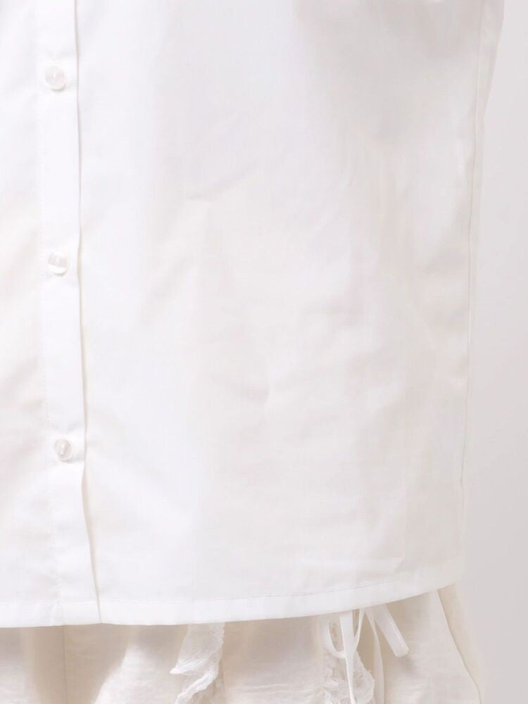 merry jenny｜Floral Sequin-Collar Blouse