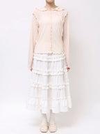 merry jenny｜Hooded Cutrace tops