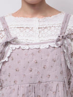 merry jenny｜Floral Quilted Camisole Dress