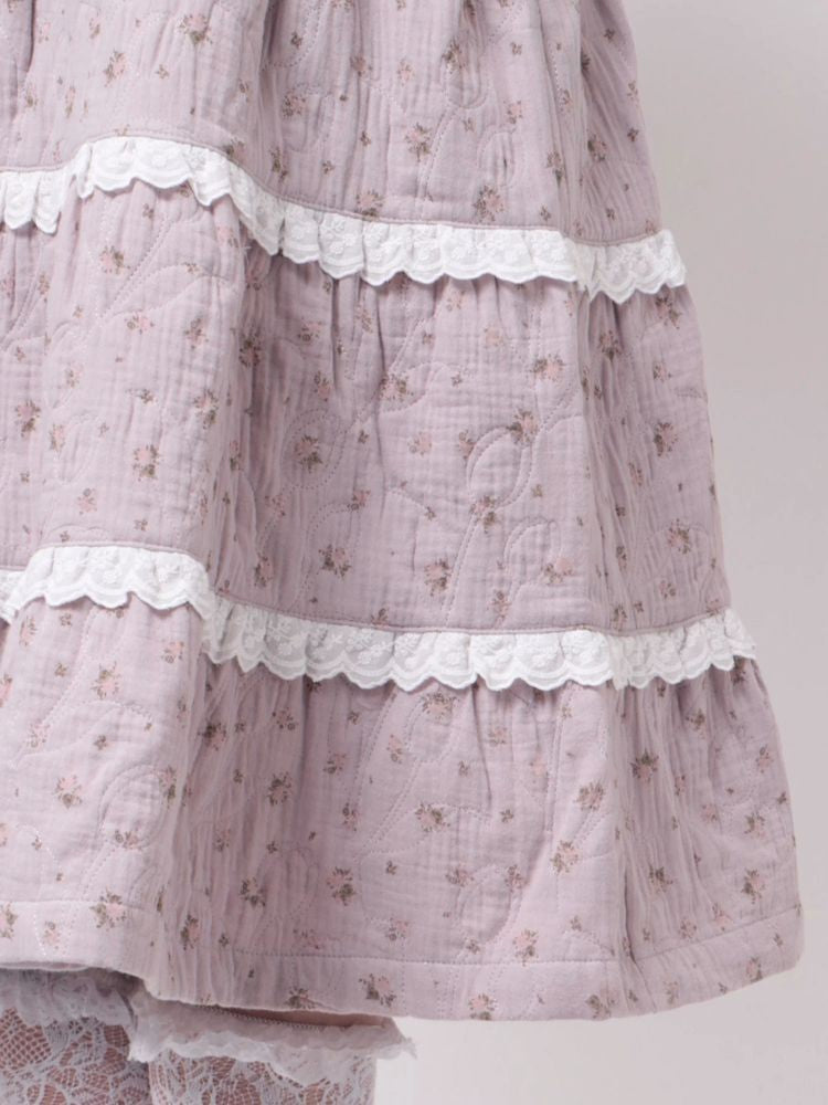 merry jenny｜Floral Quilted Camisole Dress