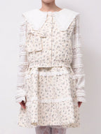 merry jenny｜Floral Quilted Vest