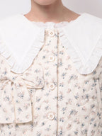 merry jenny｜Floral Quilted Vest