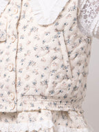 merry jenny｜Floral Quilted Vest