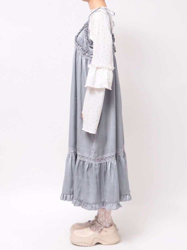 merry jenny｜Decorative Ruffle Camisole Dress