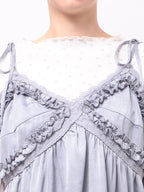 merry jenny｜Decorative Ruffle Camisole Dress
