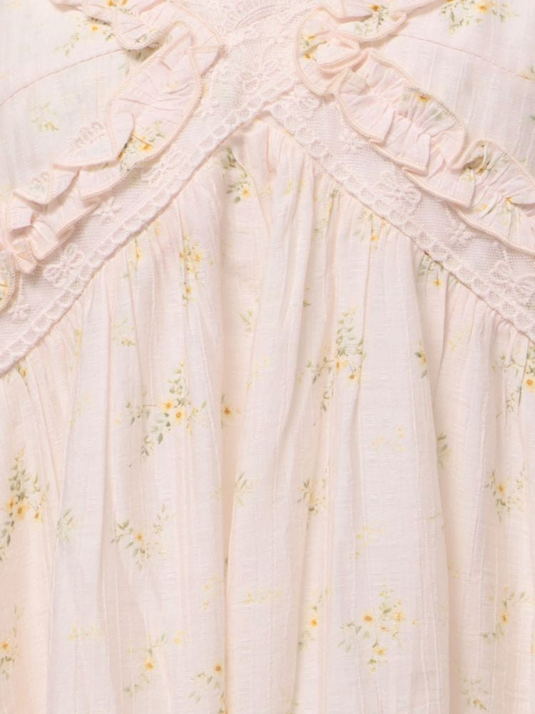 merry jenny｜Decorative Ruffle Camisole Dress