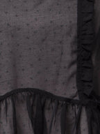 merry jenny｜Sheer Layered Ruffle Dress