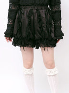 merry jenny｜Milk-lace pumpkin pants